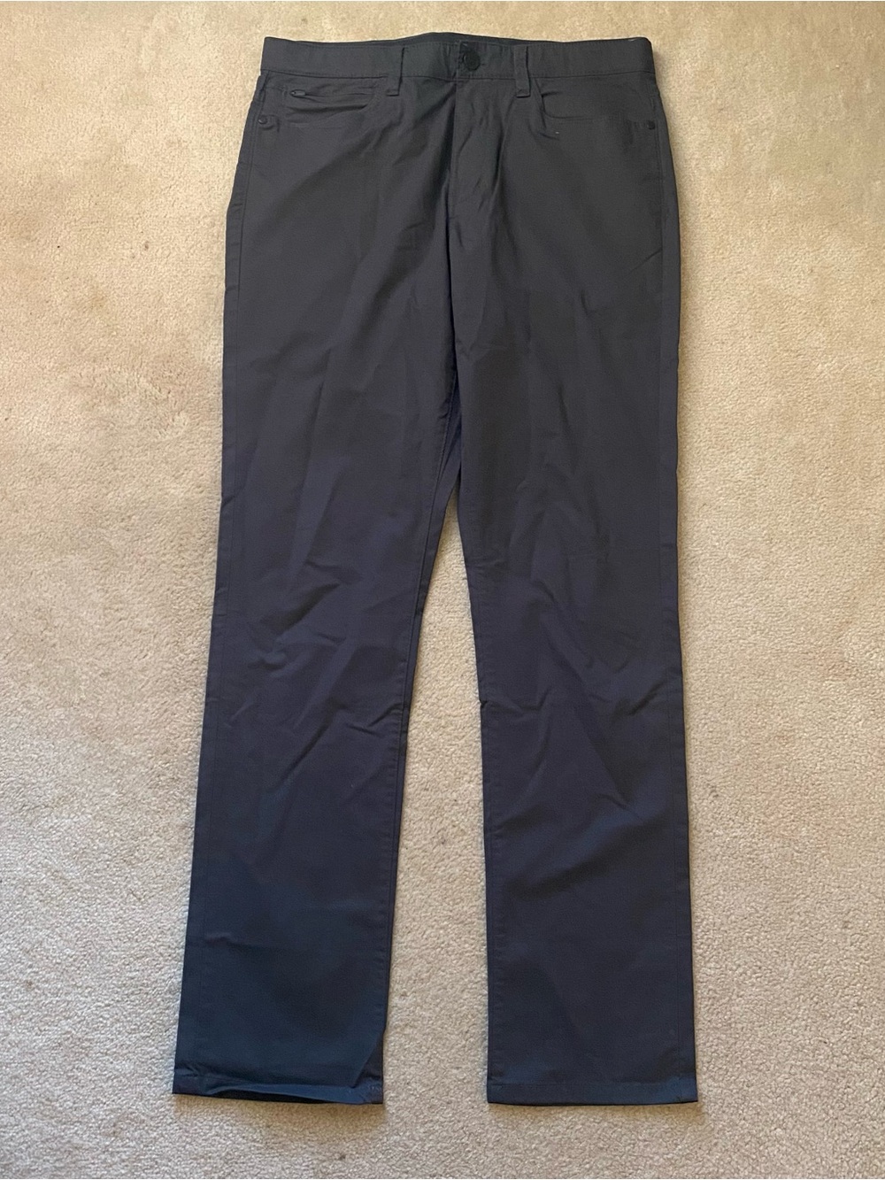 English Laundry Pants Mens 32X32 Grey 5 Pocket Chino Slim Straight Stretch